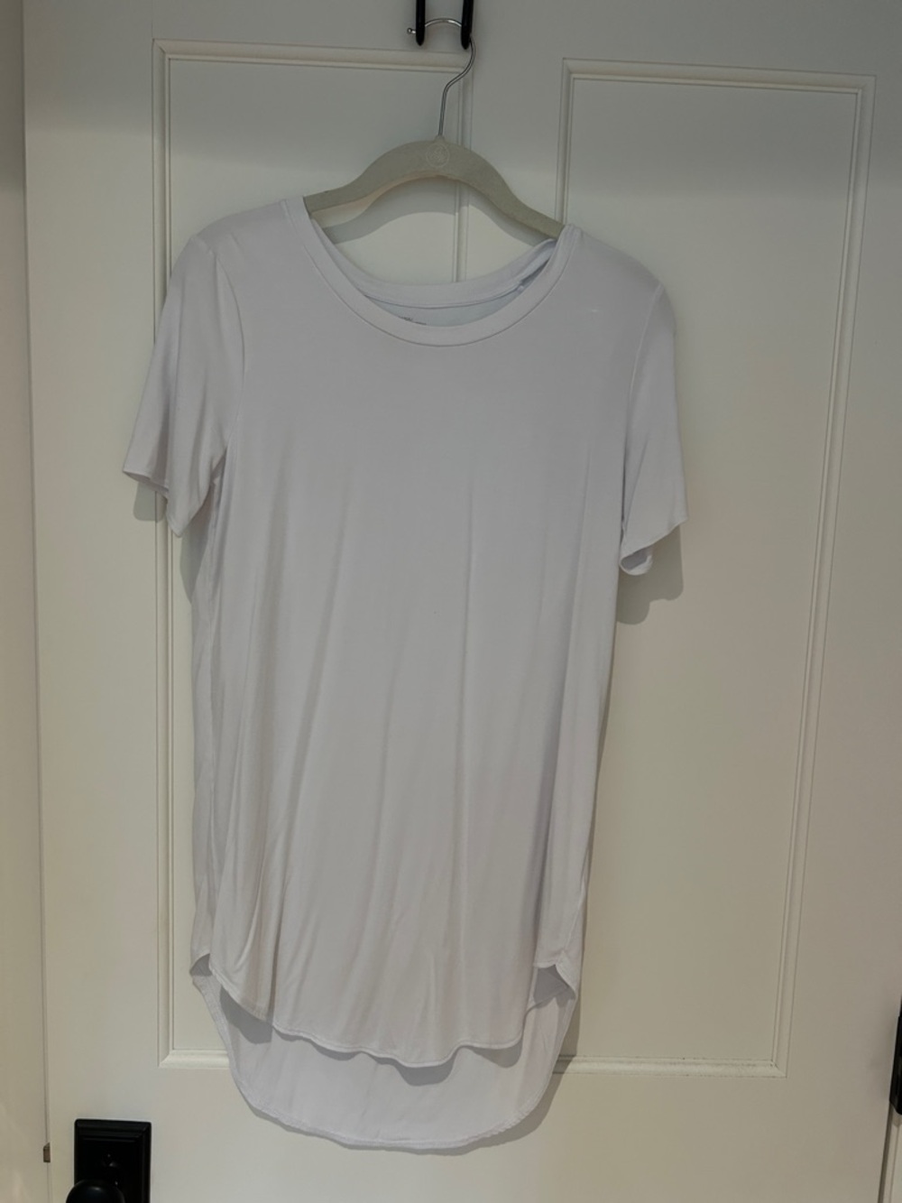 Daily Ritual White Short-Sleeve Crewneck Tunic